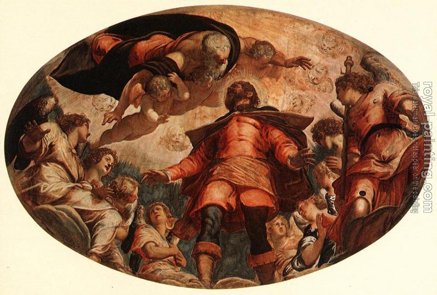 Jacopo Robusti Tintoretto : Glorification of St Roch